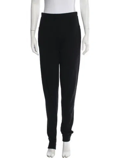 Pre-owned Saint Laurent Virgin Wool Sweatpants W/ Tags In Black