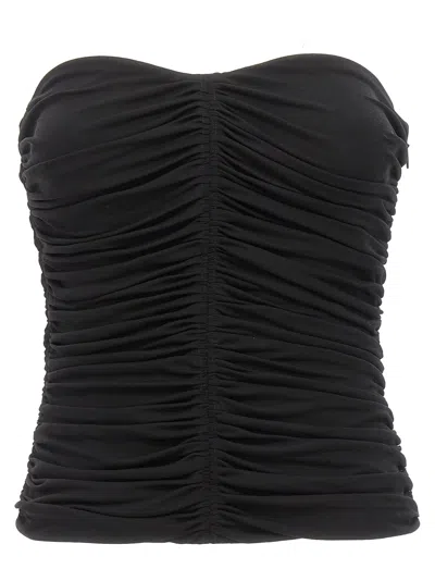 SAINT LAURENT VISCOSE BUSTIER