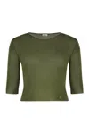 Saint Laurent Semi-sheer Certified Viscose Knitted Top