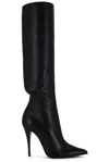 Saint Laurent Venetia Boots In Nero