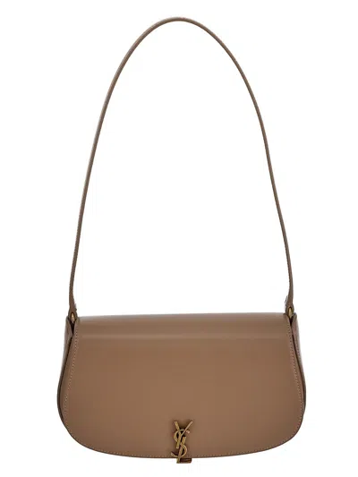 Saint Laurent Voltaire Bag In Beige