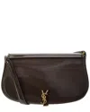 Saint Laurent Voltaire Box Patent Shoulder Bag In Green