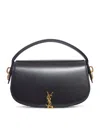 Saint Laurent Ysl Flap Crossbody Bag In Leather In Black