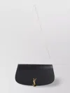 Saint Laurent Voltaire Leather Chain Wallet In Black
