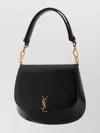 Saint Laurent Voltaire Leather Handbag Adjustable Strap In Black