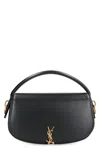 Saint Laurent Voltaire Mini Smooth Leather Shoulder Bag In Black