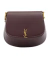 Saint Laurent Voltaire Mini Bag In Burgundy