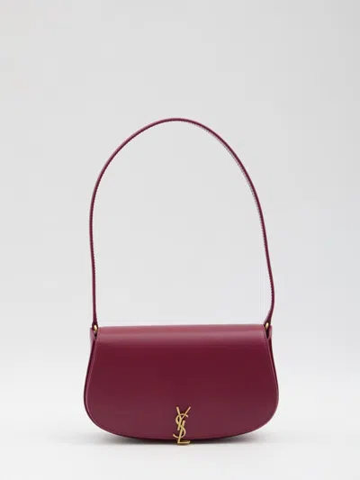 Saint Laurent Voltaire Mini Bag In Red