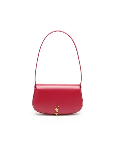 Saint Laurent Voltaire Mini Bag In Red