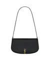 Saint Laurent Voltaire Mini Leather Bag In Black