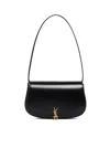 Saint Laurent Voltaire Mini Leather Shoulder Bag In Black