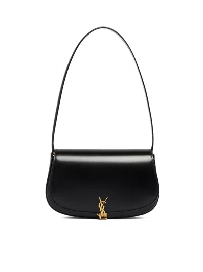 SAINT LAURENT VOLTAIRE MINI LEATHER BOX BAG