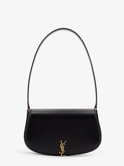 Saint Laurent Voltaire Mini Leather Shoulder Bag In Black