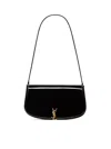 Saint Laurent Voltaire Mini Smooth Leather Shoulder Bag In Black