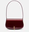 Saint Laurent Voltaire Mini Patent Leather Shoulder Bag In Red
