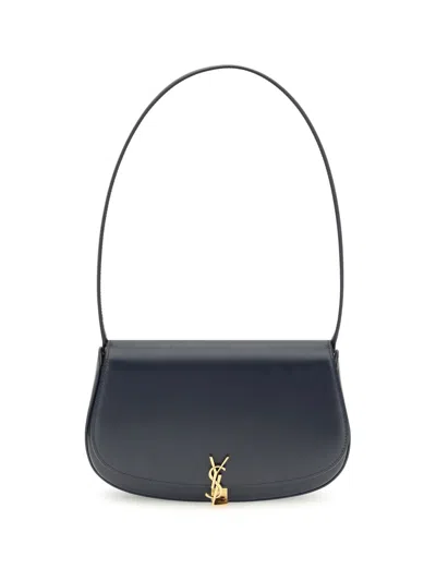 Saint Laurent Voltaire Mini Shoulder Bag In Blue