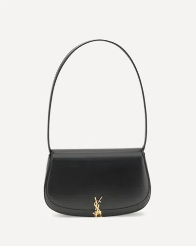 Saint Laurent Borsa A Spalla Voltaire Mini In Black
