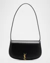 Saint Laurent Voltaire Mini Smooth Leather Shoulder Bag In Black