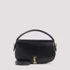 Saint Laurent Voltaire In Box Curved-handle Leather Shoulder Bag In Black