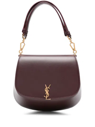 Saint Laurent Voltaire Shoulder Bag In Red