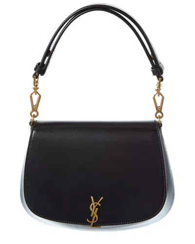 Saint Laurent Voltaire Small Leather Shoulder Bag In Black