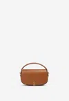 Saint Laurent Voltaire Tassels Bag In Brown