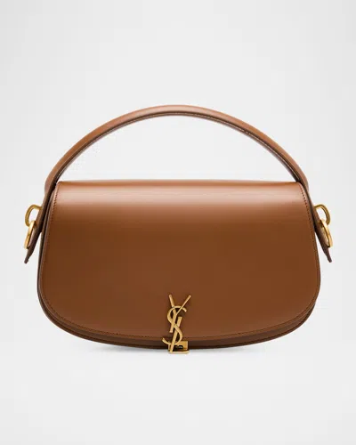 Saint Laurent Voltaire Ysl Shoulder Bag In Leather