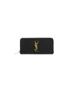 Saint Laurent Quilted Zip-around Wallet