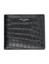 Saint Laurent Men's East/west Wallet In Black