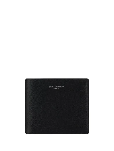 Saint Laurent Wallet In Black