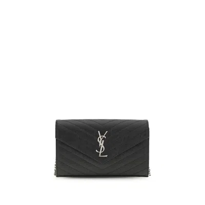 Saint Laurent Wallet In Black