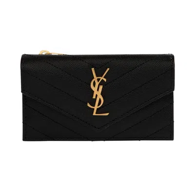 Pre-owned Saint Laurent Wallet 'black' | Women's Size Onesize