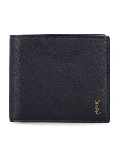 Saint Laurent Wallet Cassandra In Black
