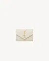 Saint Laurent Wallet Envelope Matelassé Small Cassandre