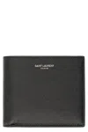 Saint Laurent Wallet In Leather With Coin Purse In Black
