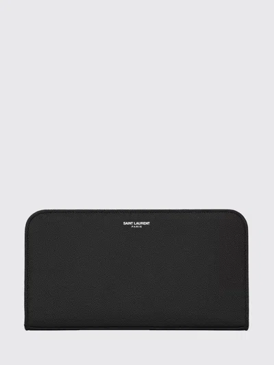 Saint Laurent Wallet Men Color Black