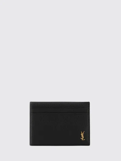 Saint Laurent Wallet Men Color Black