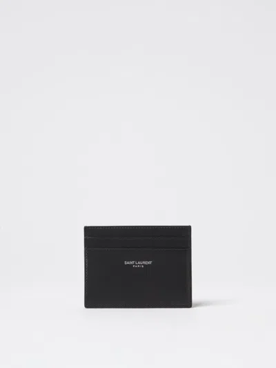 Saint Laurent Wallet Men  In Black