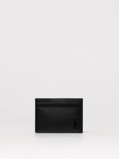 Saint Laurent Wallet Men  In Black