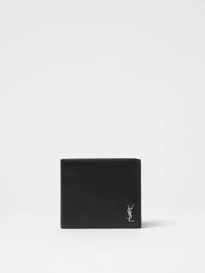 Saint Laurent Wallet Men  In Black