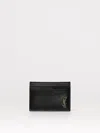 Saint Laurent Wallet Men  In Black