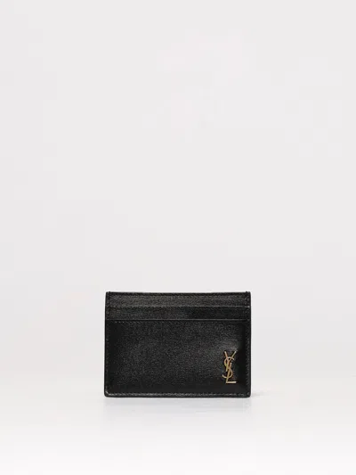 Saint Laurent Wallet Men  In Black