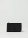 Saint Laurent Wallet Men  In Black
