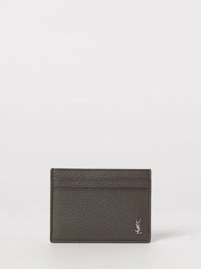 Saint Laurent Wallet Men  In Gray