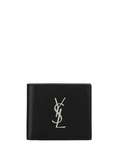 Saint Laurent Wallet In Nero