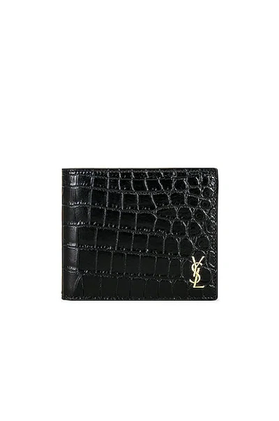 Saint Laurent Wallet In Noir