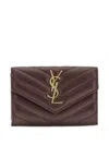 Saint Laurent Wallet In Red