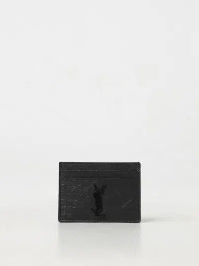 Saint Laurent Wallet  Men Color Black
