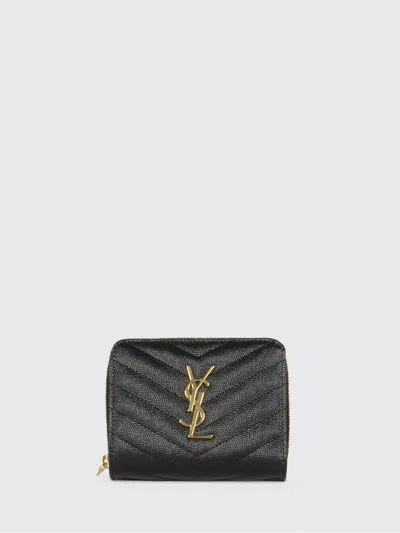 Saint Laurent Wallet Woman  In Black