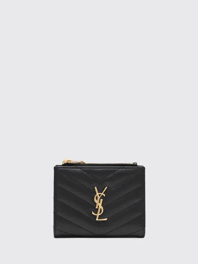 Saint Laurent Wallet Woman  In Black